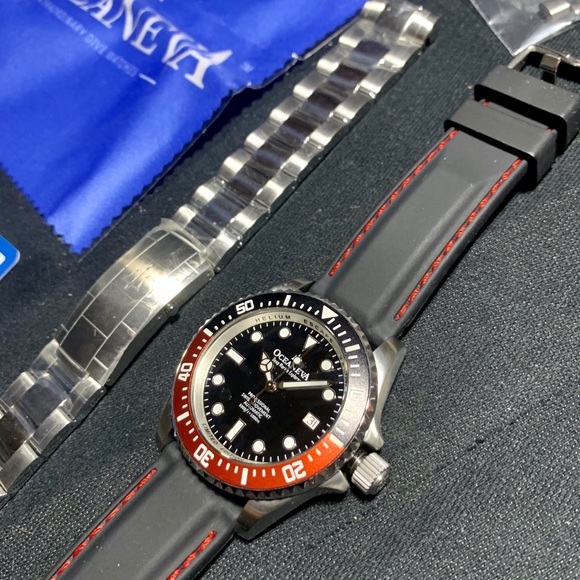 OCEANEVA DEEP MARINE EXPLORER PRO DIVER WATCH COKE - Picture 11 of 16